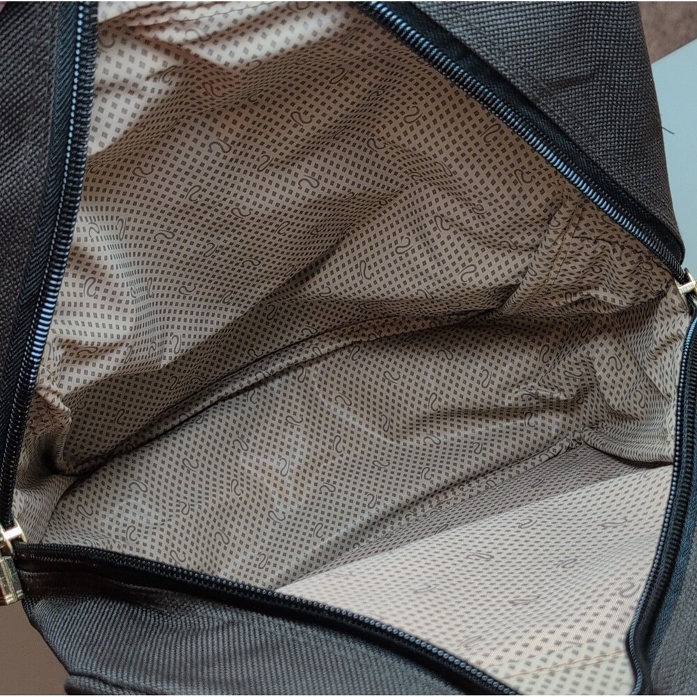 Ricardo Beverly Hills Big Sur Messenger Bag Black Nylon Locking Compartments - Picture 5 of 10